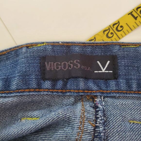 Vigoss USA Straight Leg Plus Size Women's Blue Jeans 44/33 - Picture 9 of 9